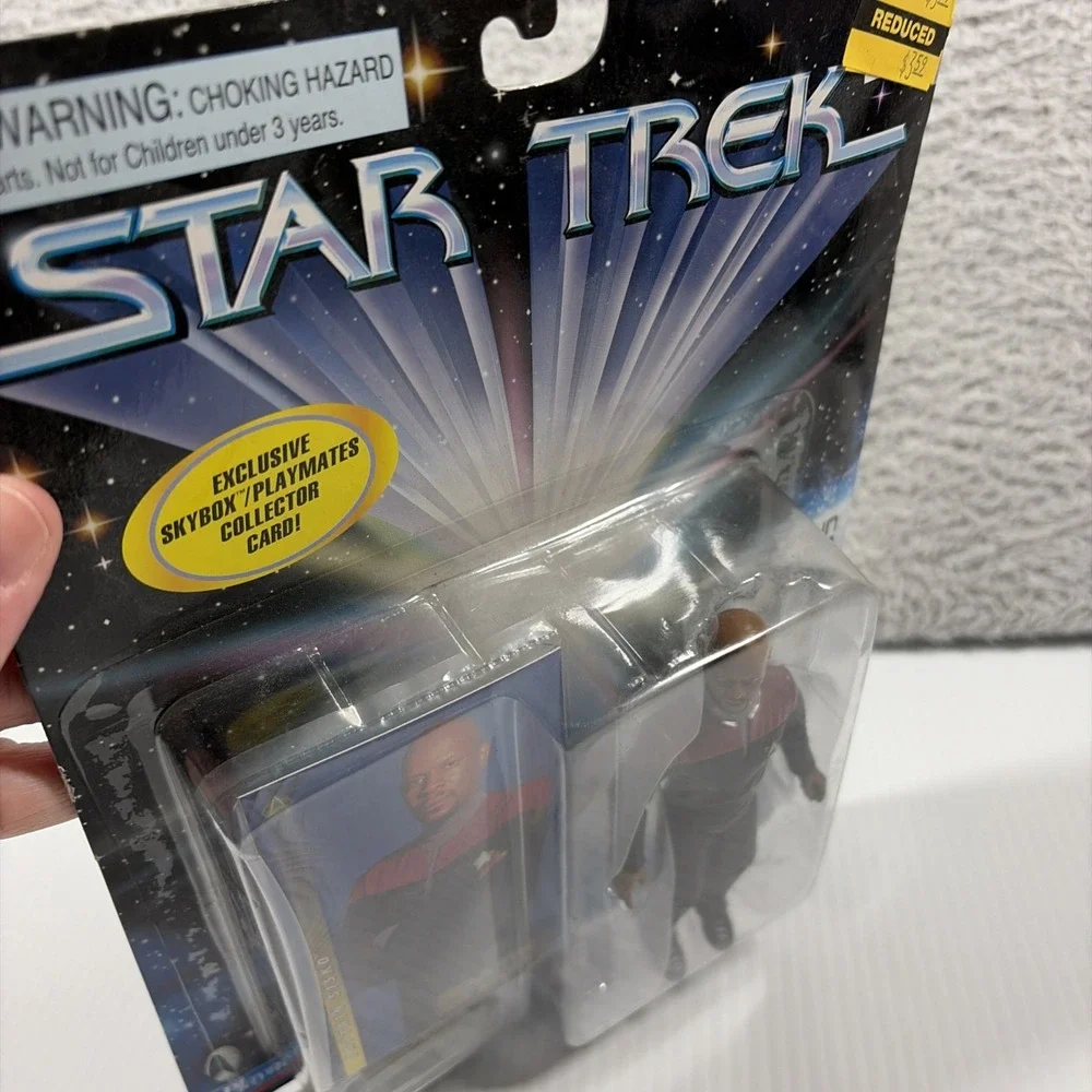 VINTAGE 1996 Playmates Star Trek: Captain Benjamin Sisko Action Figure + Card